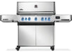 Napoleon Prestige 665 Stainless Steel Gas Grill with Infrared Side and Rear Burners Front