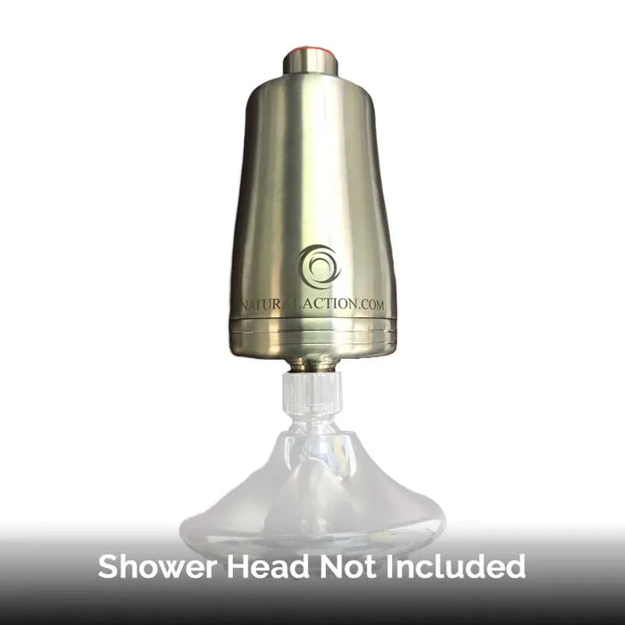 Natural Action Stainless Steel Water Shower Revitalizer Unit not included