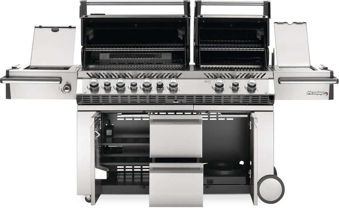 Napoleon PRO825RSBIPSS-3 Prestige PRO 825 RSIB BBQ with Side Burner, Infrared Rear & Bottom Burners