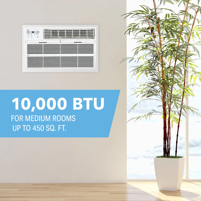 Perfect Aire 6PATW10002 10000 BTU 230V Energy Star Through-the-Wall Air Conditioner with Remote Control 10 BTU