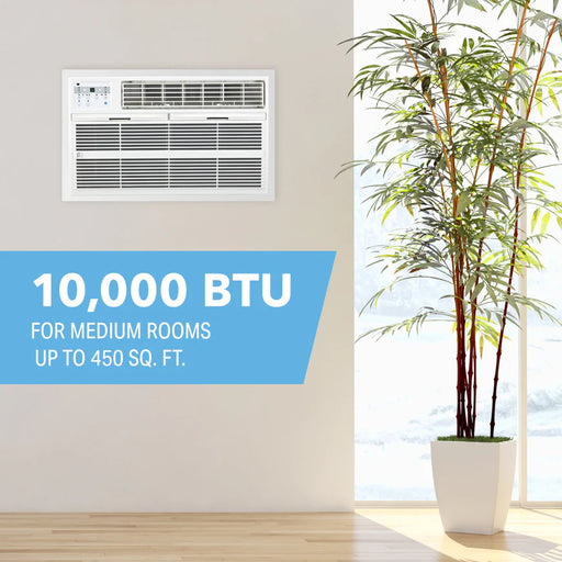Perfect Aire 6PATW8000 8000 BTU 115V High-Efficiency Through-The-Wall Air Conditioner with Remote Control 10K 