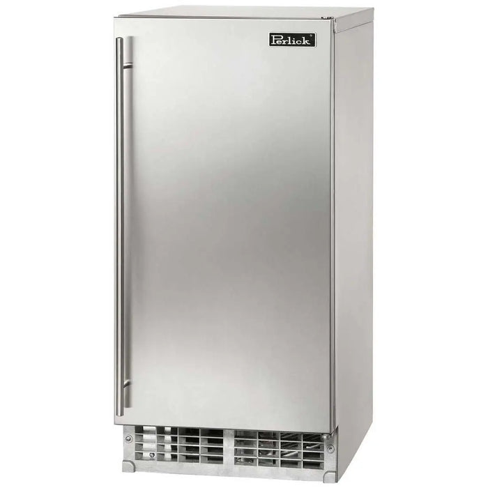 Perlick 15 Inch ADA Compliant Series Clear Ice Maker Indoor/Outdoor Panel Ready Door with Integrated Pump and Hinge Reversible Main