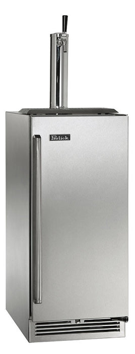 Perlick 15 Inch Signature Series Indoor Undercounter Beer Dispenser Stainless Steel Solid Door Main