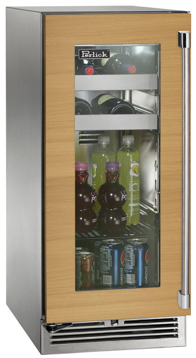 Perlick 15 Inch Signature Series Indoor Undercounter Beverage Center Panel Ready Glass Doo Main