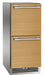 Perlick 15 Inch Signature Series Indoor Undercounter Refrigerator Panel Ready Drawers Brown