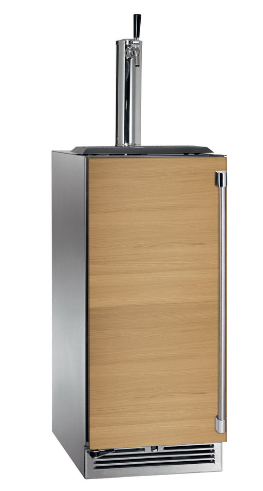 Perlick 15 Inch Signature Series Outdoor Undercounter Beer Dispenser Panel Ready Solid Door Main