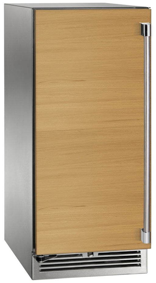 Perlick 15 Inch Signature Series Outdoor Undercounter Refrigerator Panel Ready Solid Door Brown