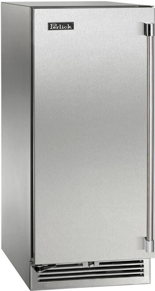 Perlick 15 Inch Signature Series Undercounter Outdoor Marine Grade Wine Reserve Stainless Steel Solid Door Main