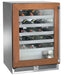 Perlick 24 Inch ADA Compliant Series Indoor Undercounter Single Zone Wine Reserve Panel Ready Glass Door Brown