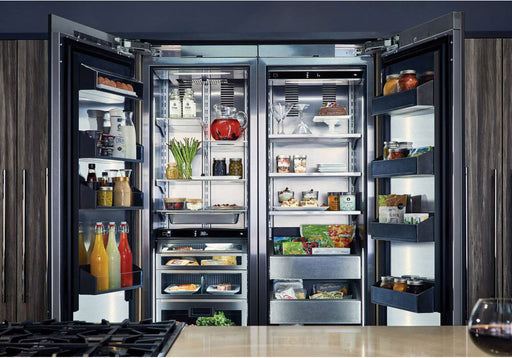 Perlick 24 Inch Built In Column Panel Ready Solid Door Freezer Installed