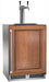 Perlick 24 Inch C-Series Indoor Undercounter Beer Dispenser Two Tap Panel Ready Solid Door Brown
