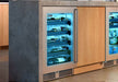 Perlick 24 Inch C-Series Indoor Undercounter Wine Reserver Panel Ready Glass Door Installed