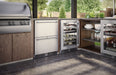 Perlick 24 Inch C-Series Outdoor Undercounter Refrigerator Stainless Steel Drawers Installed