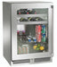 Perlick 24 Inch Signature Series 18" Shallow Depth Indoor Undercounter Beverage Center Stainless Steel Glass Door Main