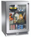 Perlick 24 Inch Signature Series 18" Shallow Depth Indoor Undercounter Refrigerator Stainless Steel Glass Door Main