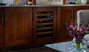 Perlick 24 Inch Signature Series 18" Shallow Depth Outdoor Undercounter Wine Reserve Panel Ready Glass Door Installed