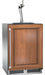 Perlick 24 Inch Signature Series Indoor Undercounter Adara Beer Dispenser Single Tap Panel Ready Solid Door Brown