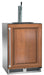 Perlick 24 Inch Signature Series Indoor Undercounter Beer Dispenser Single Tap Panel Ready Solid Door Brown