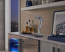 Perlick 24 Inch Signature Series Indoor Undercounter Beer Dispenser Single Tap Stainless Steel Solid Door Installed