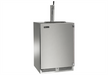 Perlick 24 Inch Signature Series Indoor Undercounter Beer Dispenser Single Tap Stainless Steel Solid Door Main