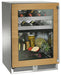 Perlick 24 Inch Signature Series Indoor Undercounter Dual Zone Refrigerator/Wine Reserver Panel Ready Glass Door Main