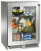 Perlick 24 Inch Signature Series Indoor Undercounter Refrigerator Stainless Steel Glass Door Main