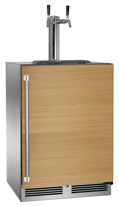 Perlick 24 Inch Signature Series Outdoor Undercounter Beer Dispenser Panel Ready Solid Door Main