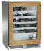 Perlick 24 Inch Signature Series Outdoor Undercounter Single Zone Wine Reserver Panel Ready Glass Door Main
