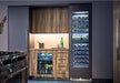 Perlick 24 Inch Single Zone Wine Reserve Glass Overlay Ready Installed