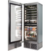 Perlick 30 Inch Dual Zone Column Beverage Glass Overlay Ready Open