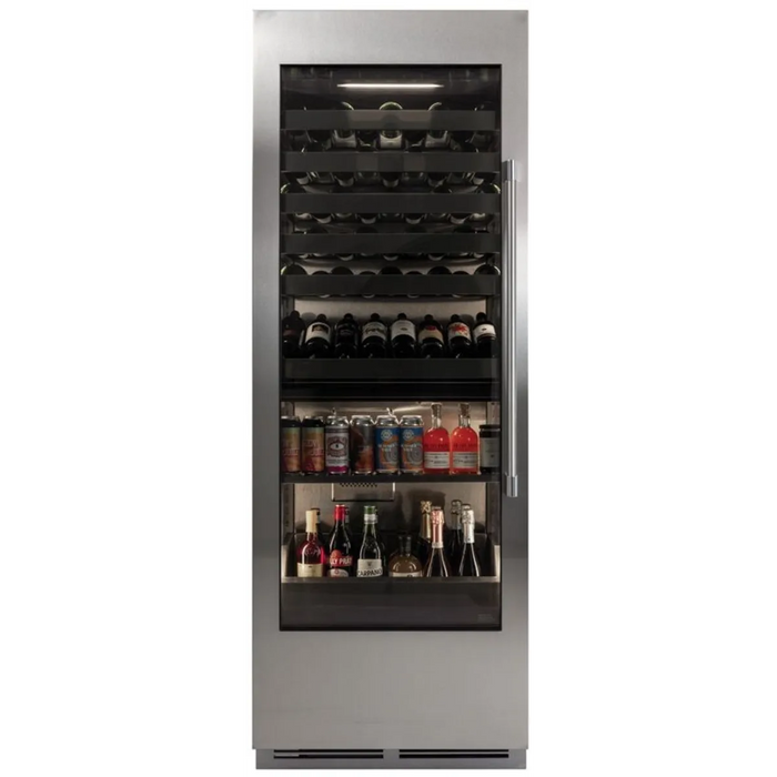 Perlick 30 Inch Dual Zone Column Beverage Glass Overlay Ready Main