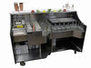 Perlick 70 Inch Signature Series Indoor/Outdoor Tobin Ellis Mobile Bar with One Drainboard and Hand Wash Sink w/ Drinks