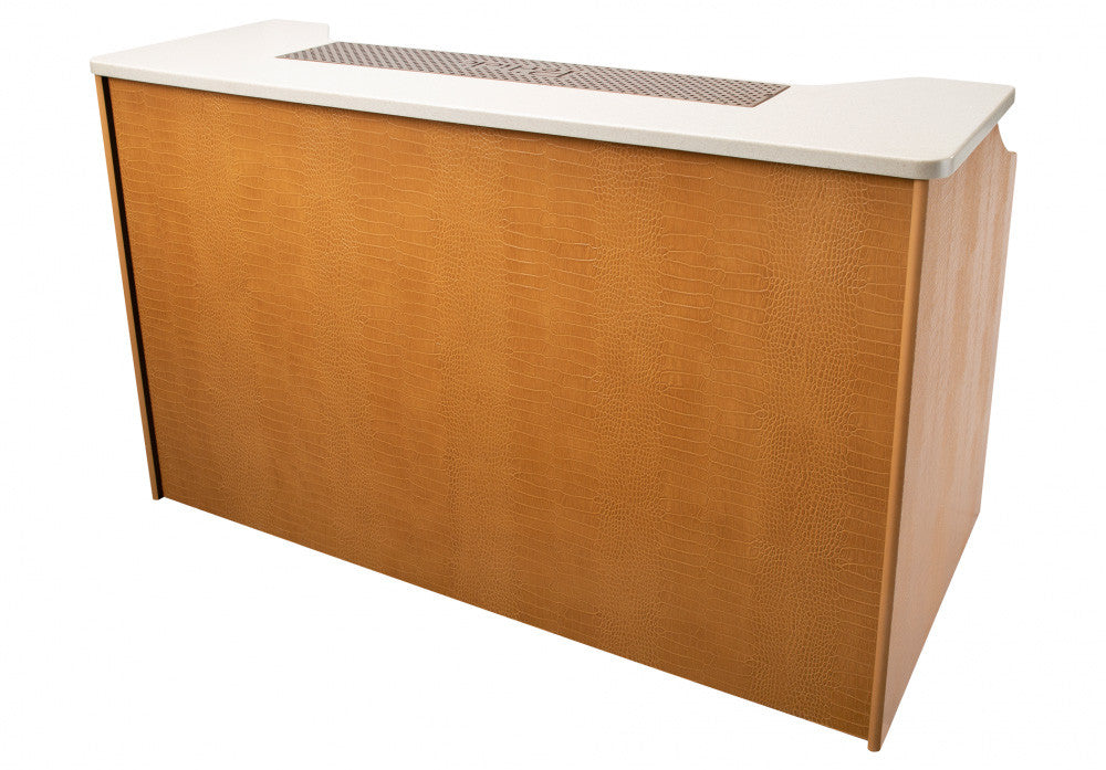 Perlick 70 Inch Signature Series Limited Edition Tobin Ellis Mobile Bar with Two Drainboards Front