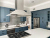 Proline 30 Inch PLFI 520 Island 600 CFM Stainless Steel Range Hood Installed