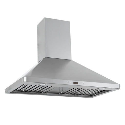 Proline 30 Inch PLFW 129J Wall Mounted 900 CFM Stainless Steel Range Hood Side