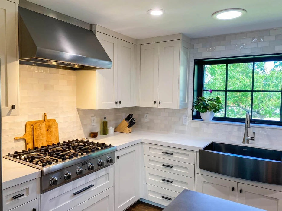 Proline 30 Inch PLJW 109 Wall Mounted/Undercabinet 1000 CFM Stainless Steel Range Hood Installed