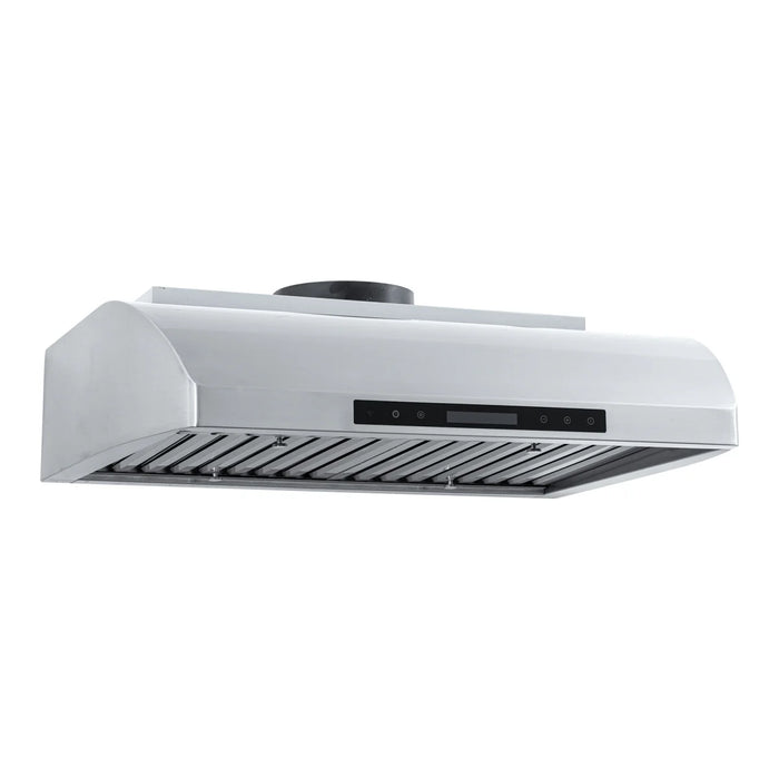 Proline 30 Inch PLJW 117 Undercabinet 900 CFM Stainless Steel Range Hood Side