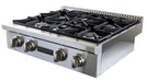 Proline 30 Inch PLST Series 15000 BTU Gas Range Top Side