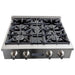 Proline 30 Inch PLST Series 15000 BTU Gas Range Top Front View