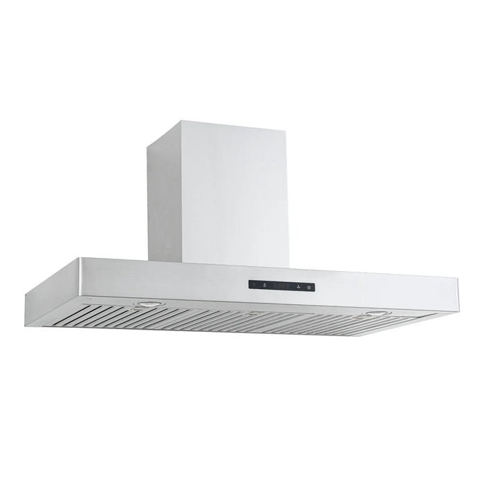 Proline 30 Inch PLSW 755F Wall Mounted 550 CFM Stainless Steel Range Hood Side