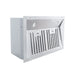 Proline 34 Inch PLGL CL 600/1200 CFM Stainless Steel Range Hood Insert Side