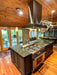 Proline 36 Inch PLFI 755 Island 1100 CFM Stainless Steel Range Hood Installed