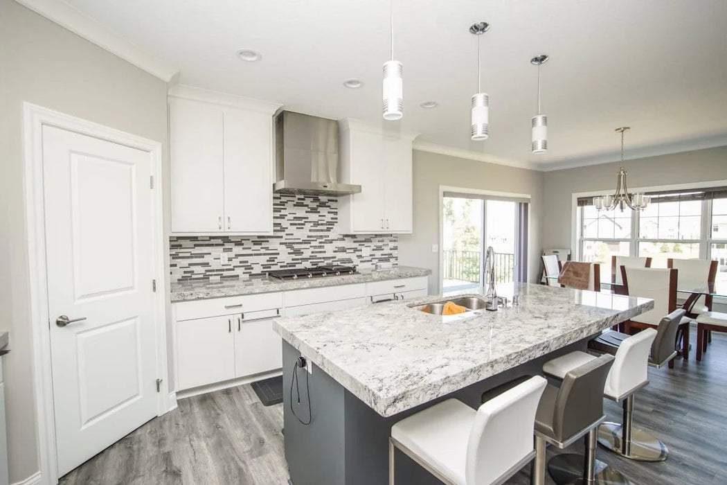 Proline 36 Inch PLFW 750 Wall Mounted 900 CFM Stainless Steel Range Hood Installed