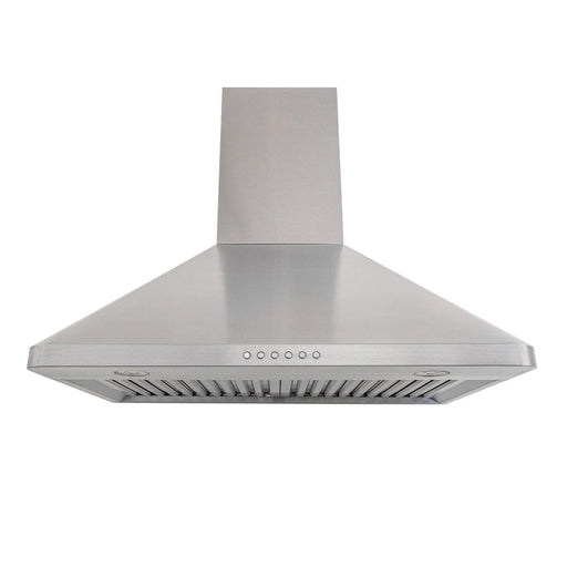 Proline 36 Inch PLJW 129 Wall Mounted 600 CFM Stainless Steel Range Hood Main