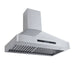Proline 36 Inch PLJW 130 Wall Mounted 900 CFM Stainless Steel Range Hood Side