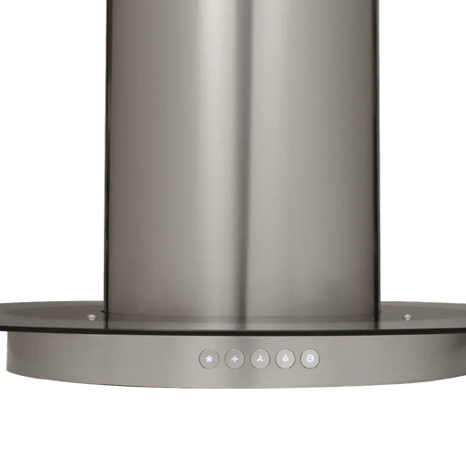 Proline 36 Inch PLSI 575G Island 550 CFM Stainless Steel Range Hood Buttons