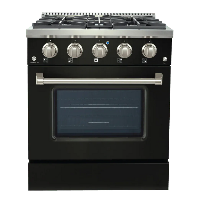 Proline 36 Inch PLSR Series 15000 BTU Range Matte Black
