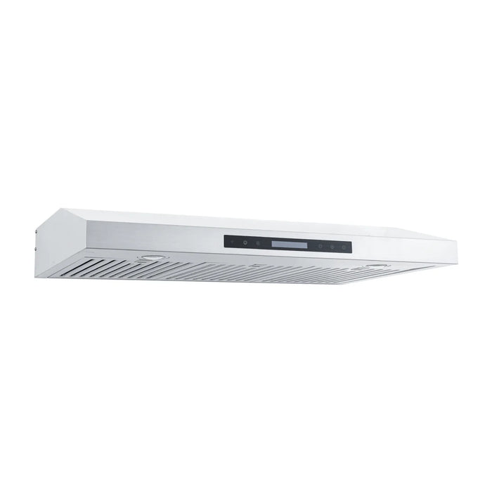 Proline 36 Inch PLSW 180 Dream Home Series Undercabinet 600 CFM Stainless Steel Range Hood Side