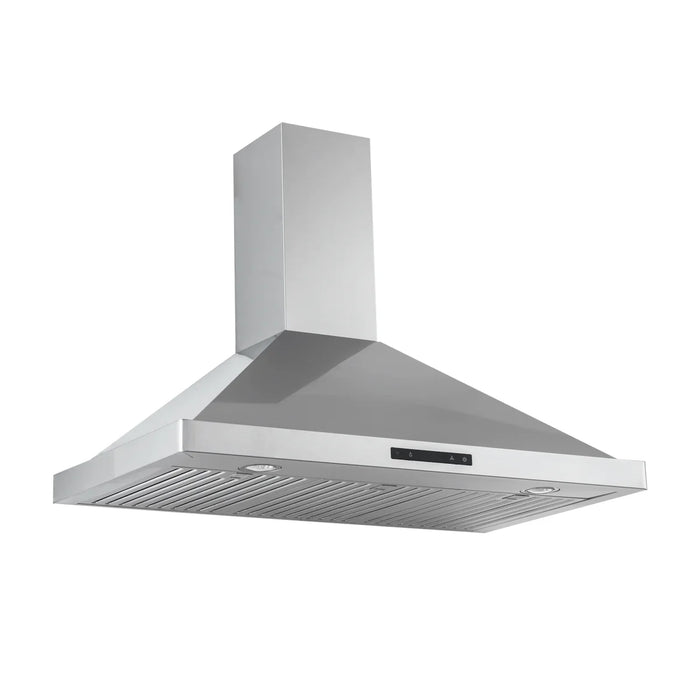 Proline 36 Inch PLSW 520 Wall Mounted 550 CFM Stainless Steel Range Hood Side