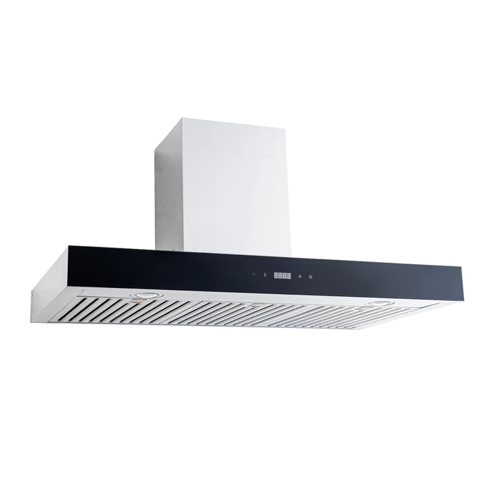 Proline 36 Inch PLSW 750G Wall Mounted 550 CFM Stainless Steel Range Hood Side